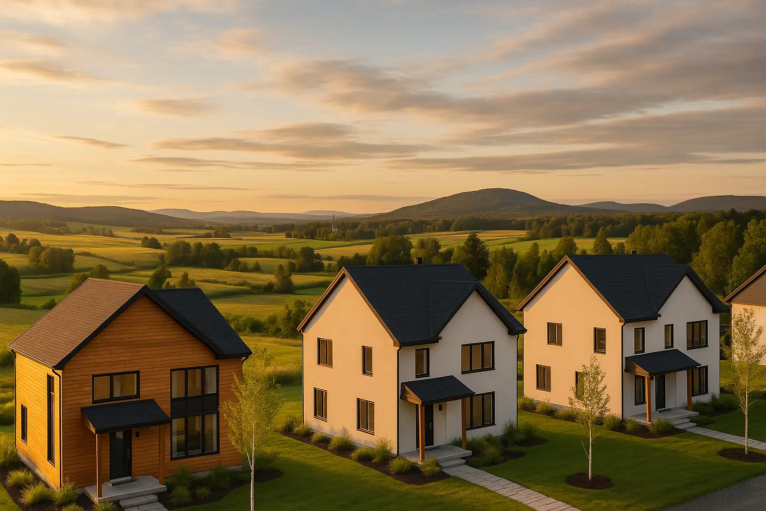 Maisons neuves à Ham-Nord