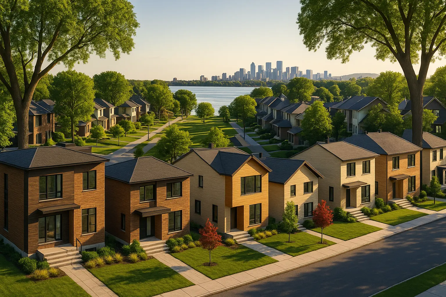 Maisons neuves à Saint-Lambert