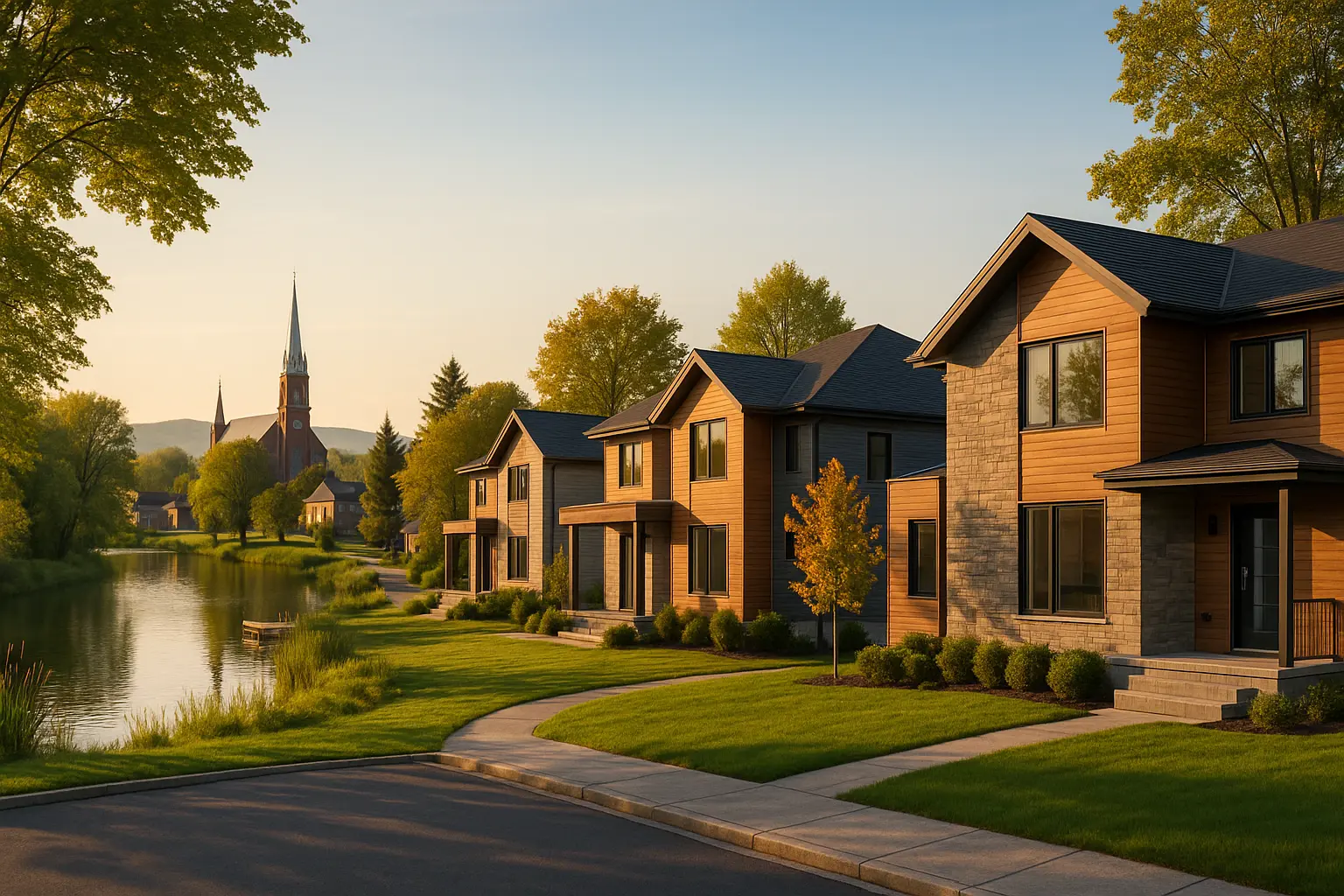 Maisons neuves à Daveluyville