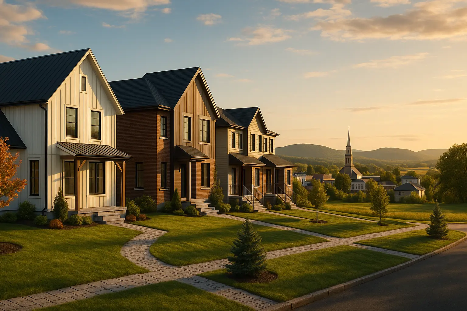 Maisons neuves à Saint-Tite