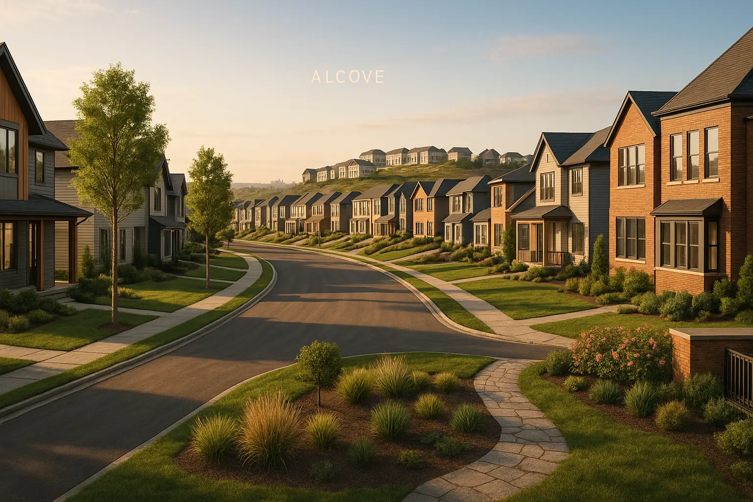 Maisons neuves à Alcove