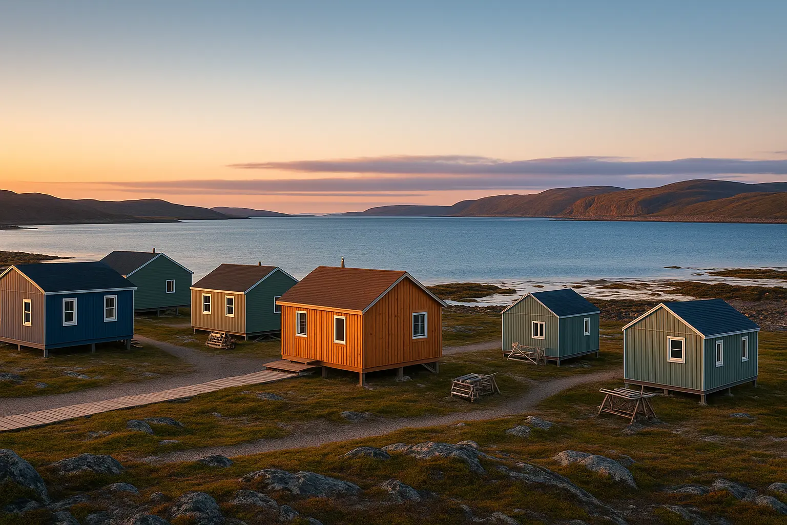 Maisons neuves à Aupaluk