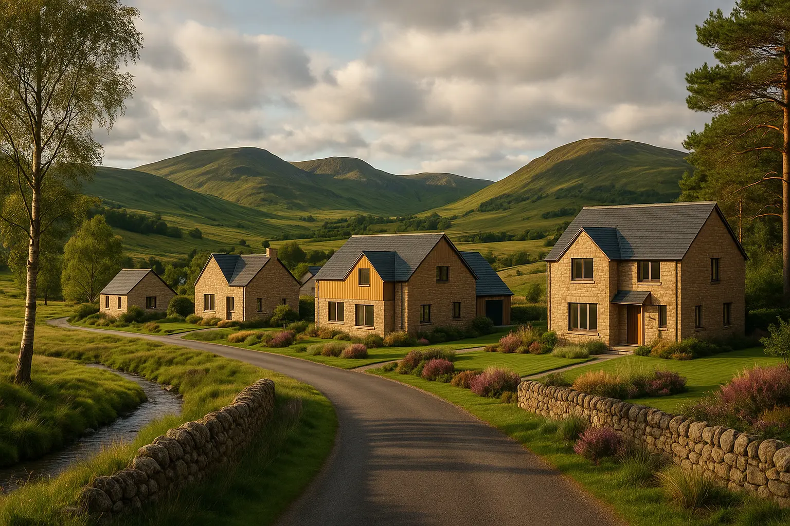 Maisons neuves à Clova