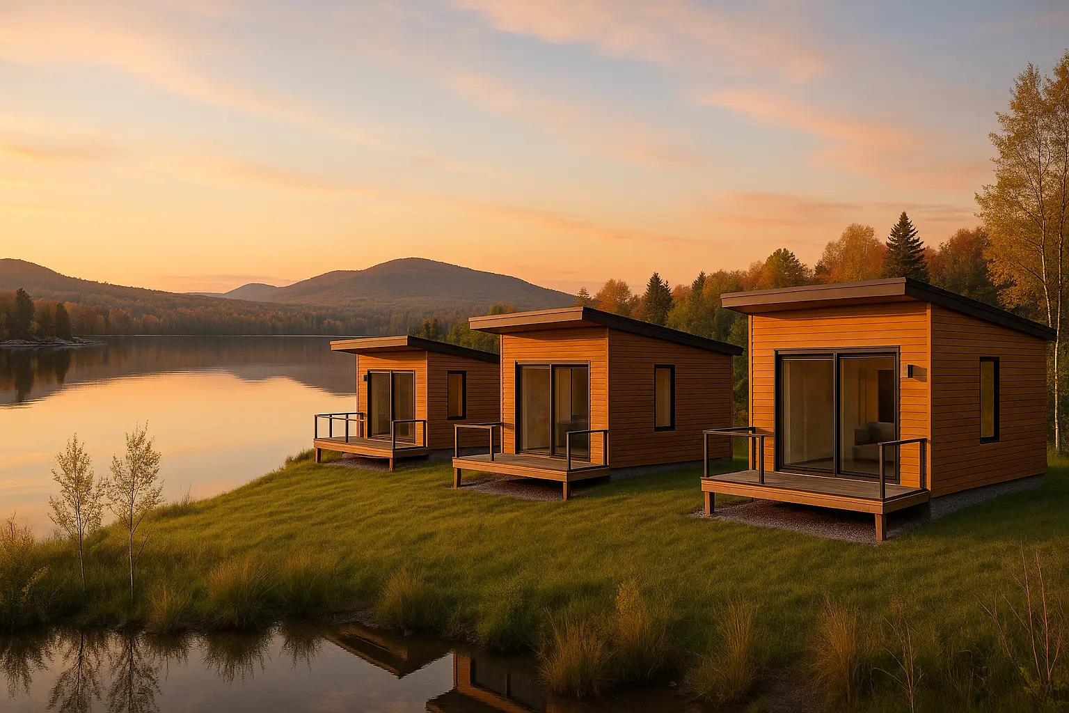 Maisons usinées à Pohénégamook