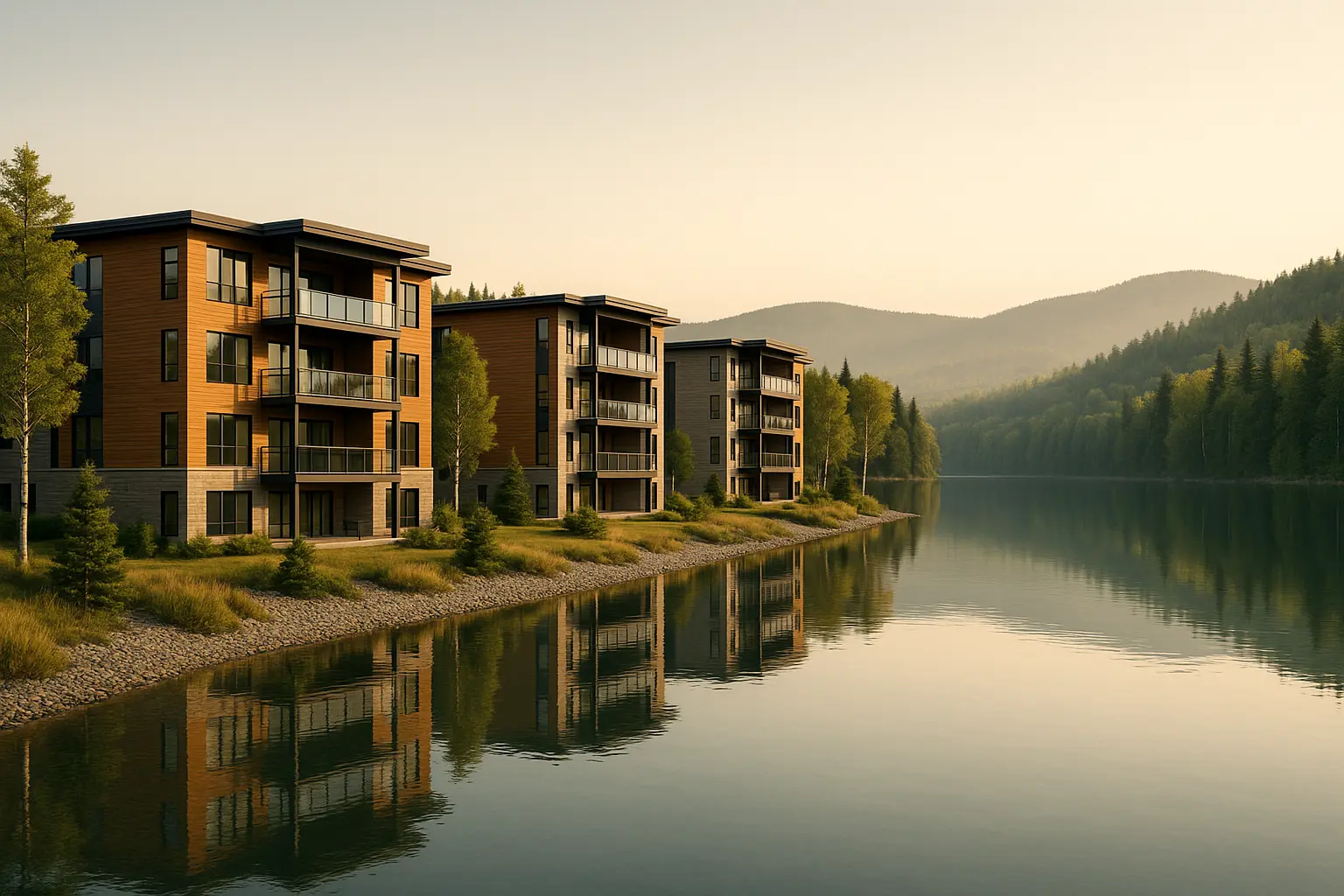 Condos neufs à louer à Métabetchouan