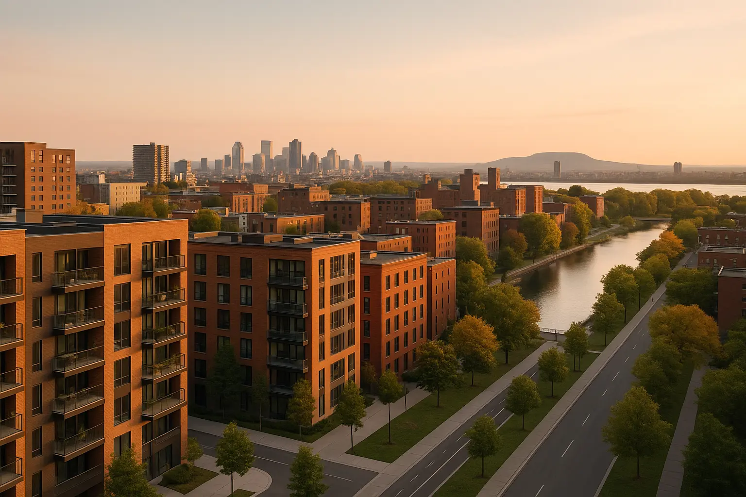 Condos neufs à louer Mercier–Hochelaga