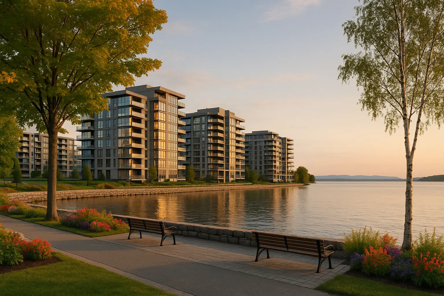Condos neufs à louer à Deux-Montagnes