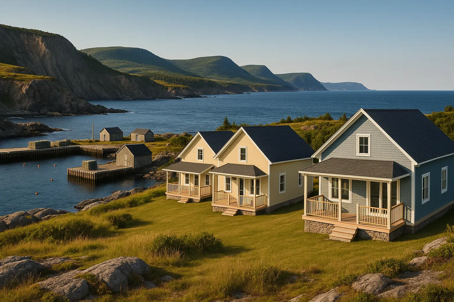 Maisons neuves à Cloridorme