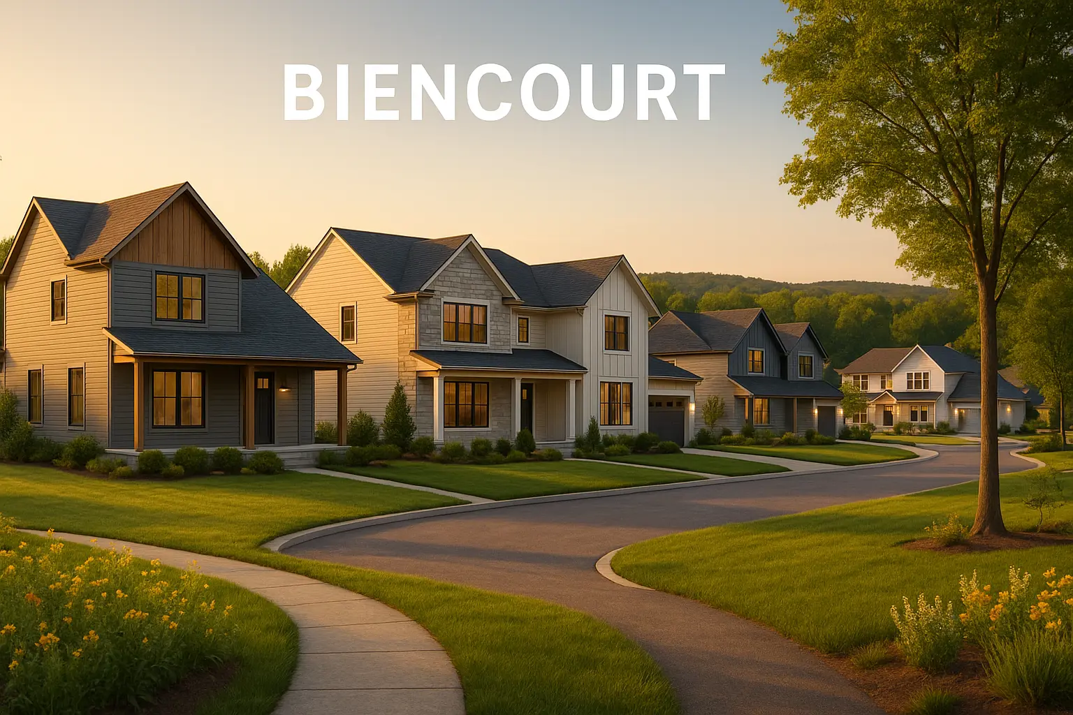 Maisons neuves à Biencourt