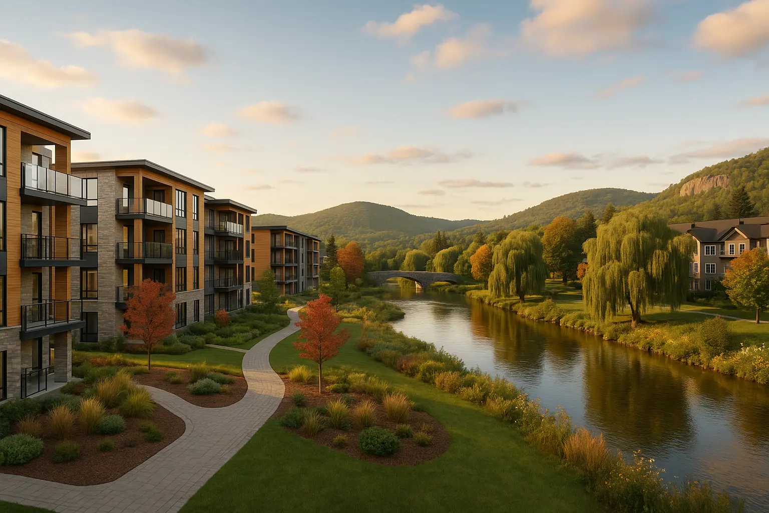 Condos neufs à louer à Boileau