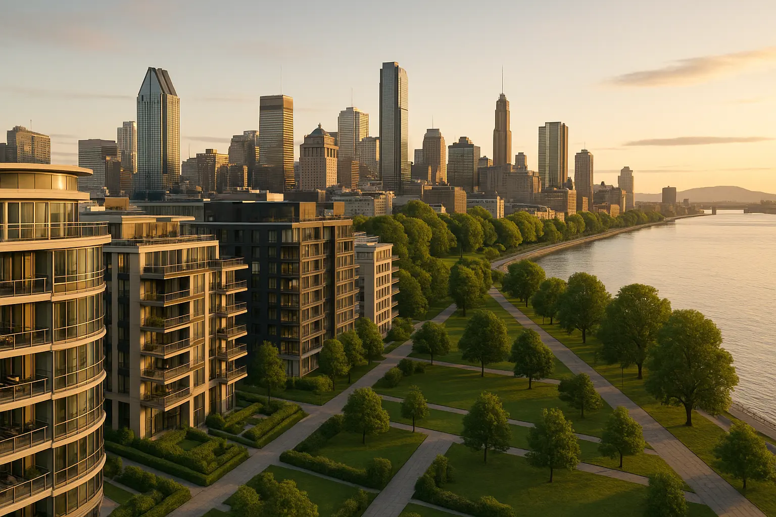 Condos neufs à louer à Ville-Marie