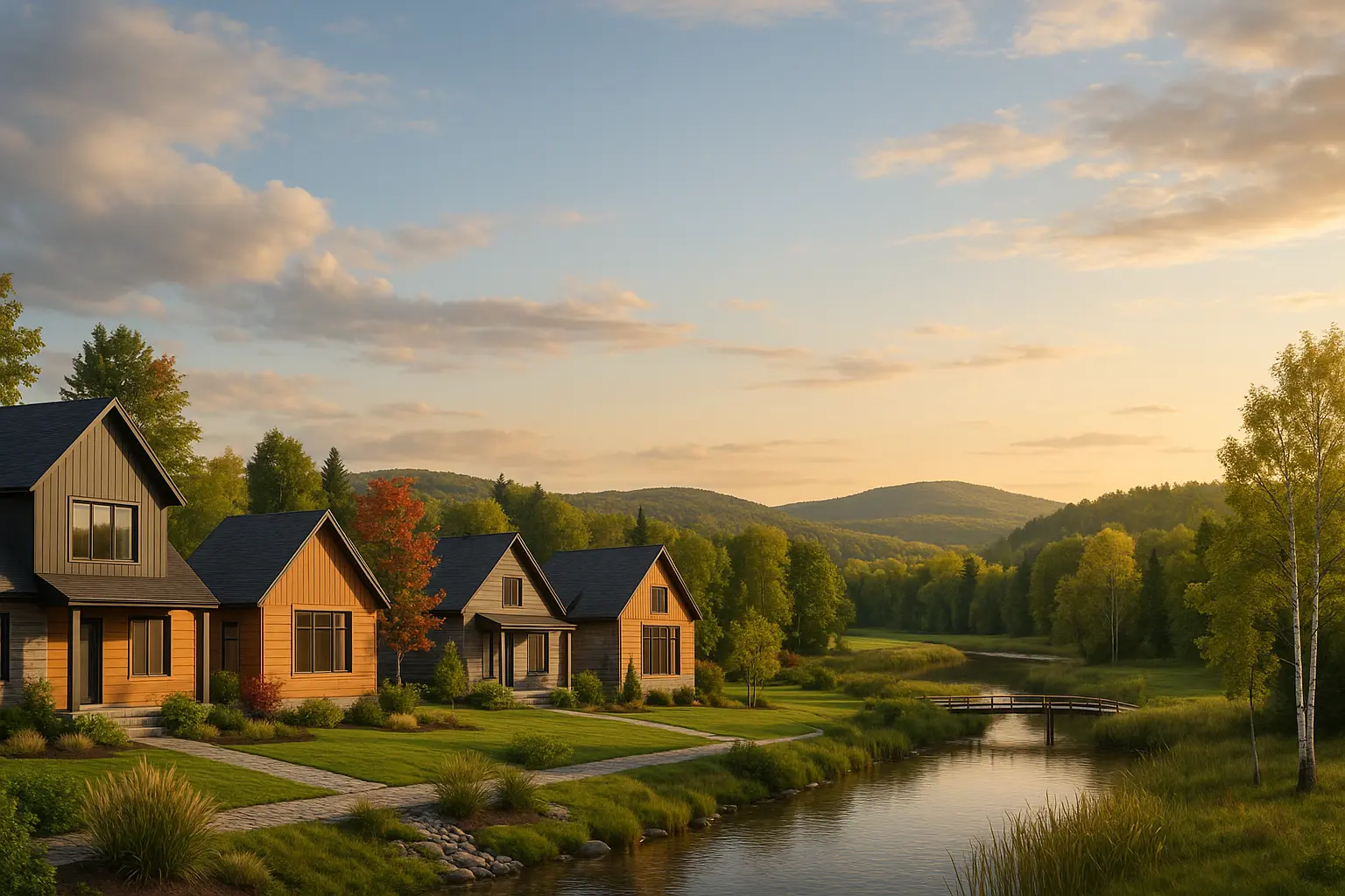 Maisons neuves à Aston-Jonction