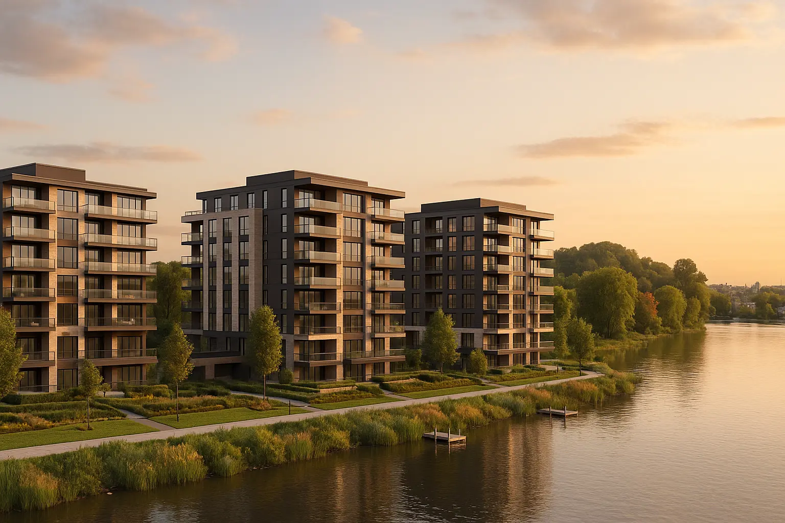 Condos neufs à louer à Sainte-Rose