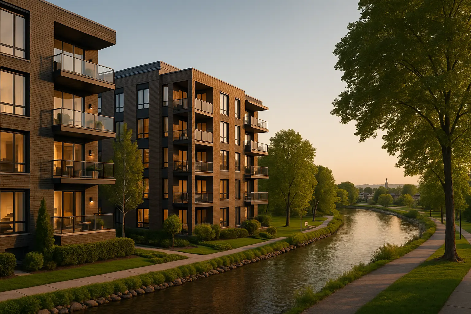 Condos neufs à louer à Fabreville