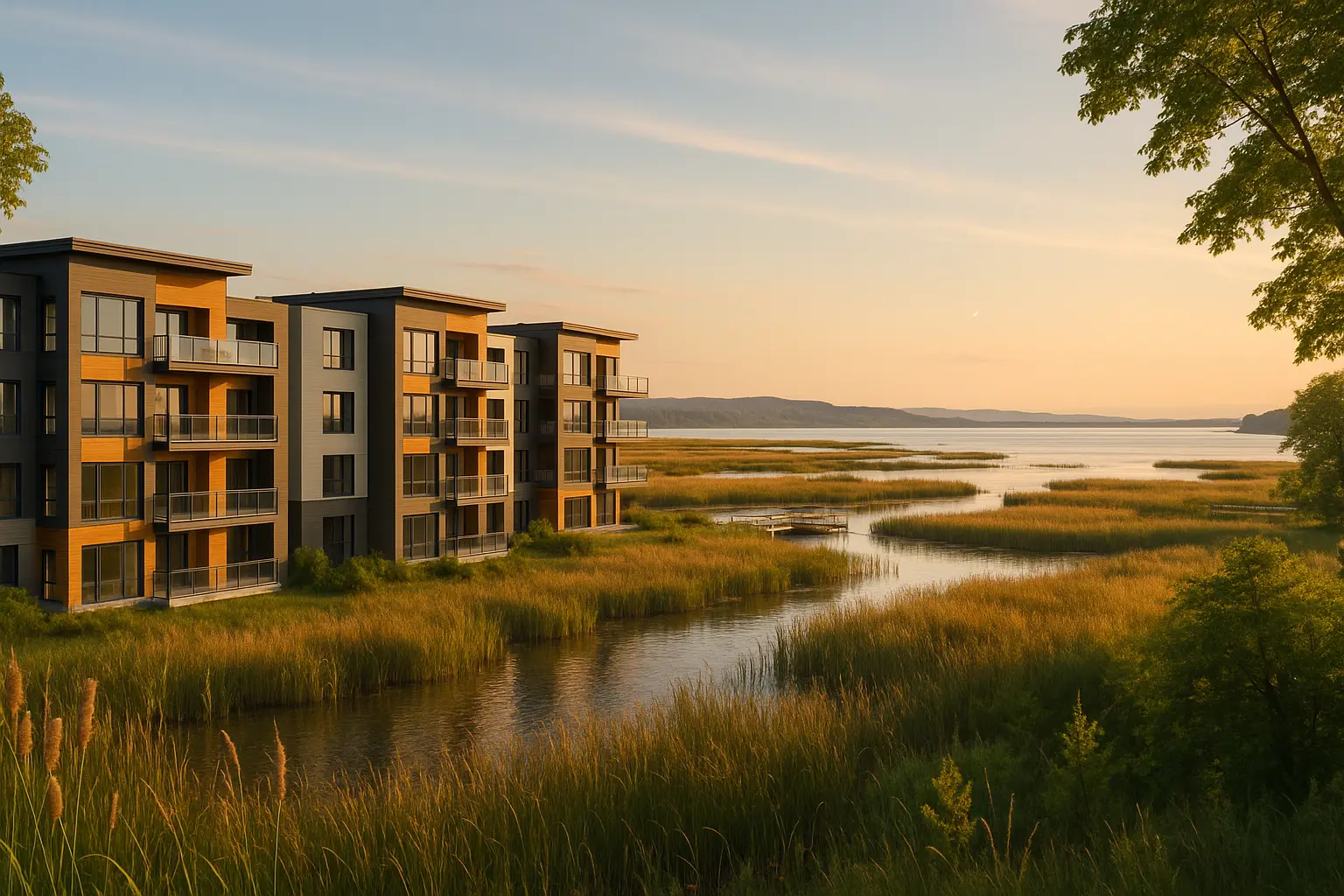 Condos neufs à Baie-du-Febvre