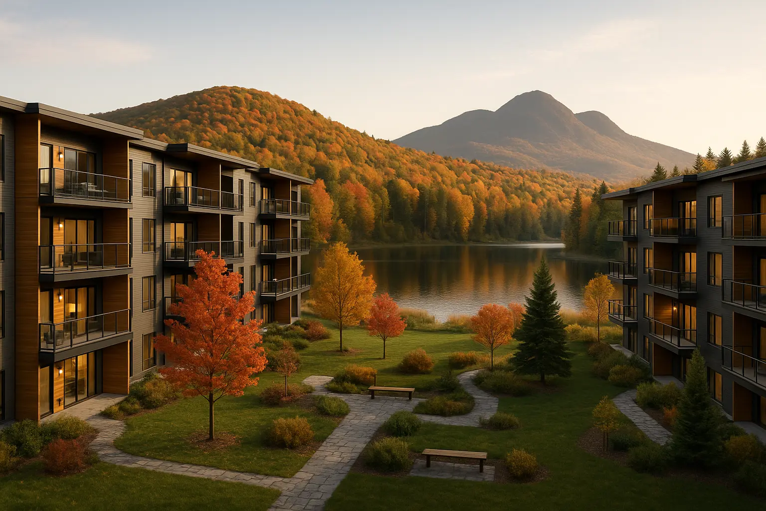 Condos neufs à louer Sainte-Agathe