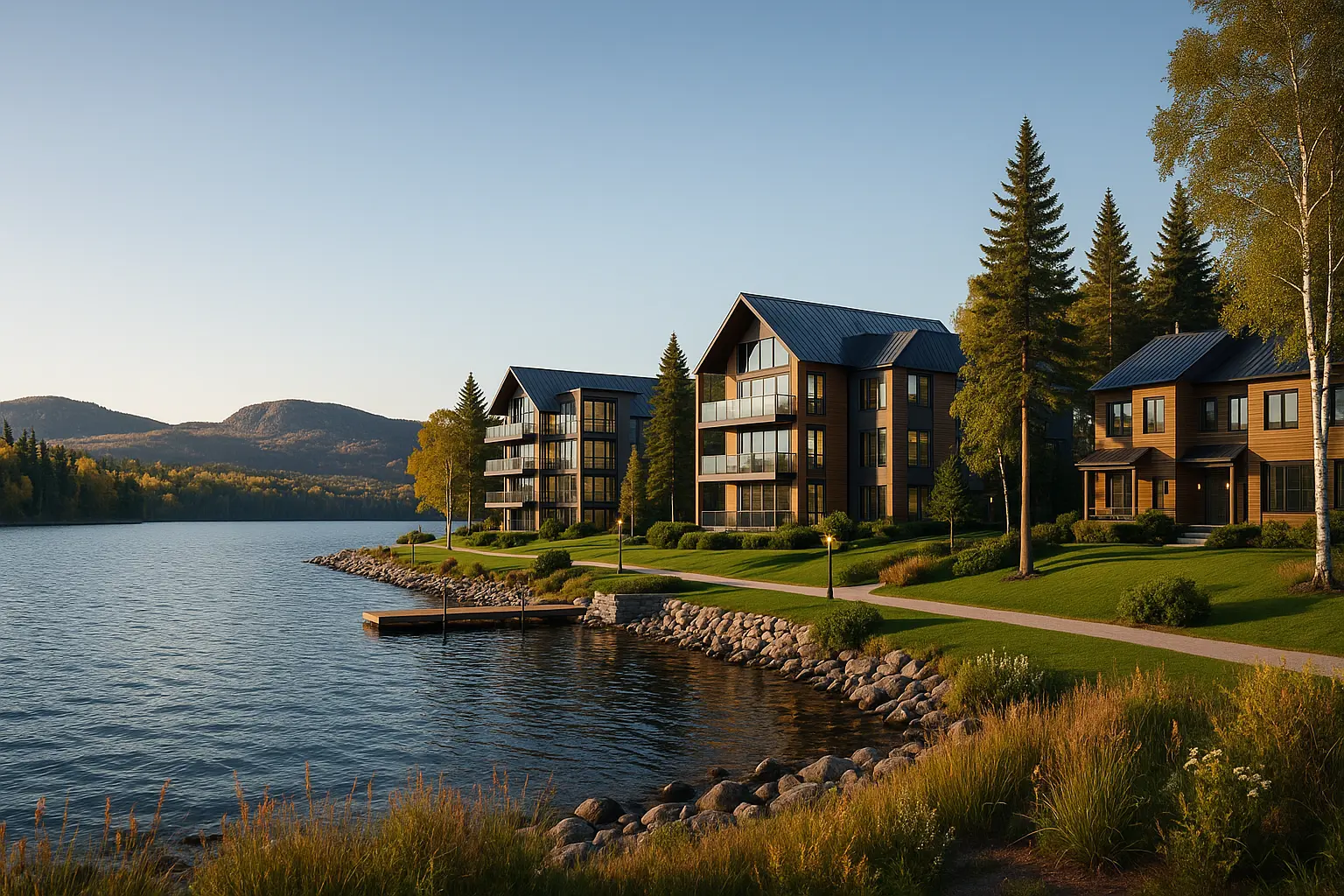 Condos neufs à Saint-Bruno-Lac-Saint-Jean