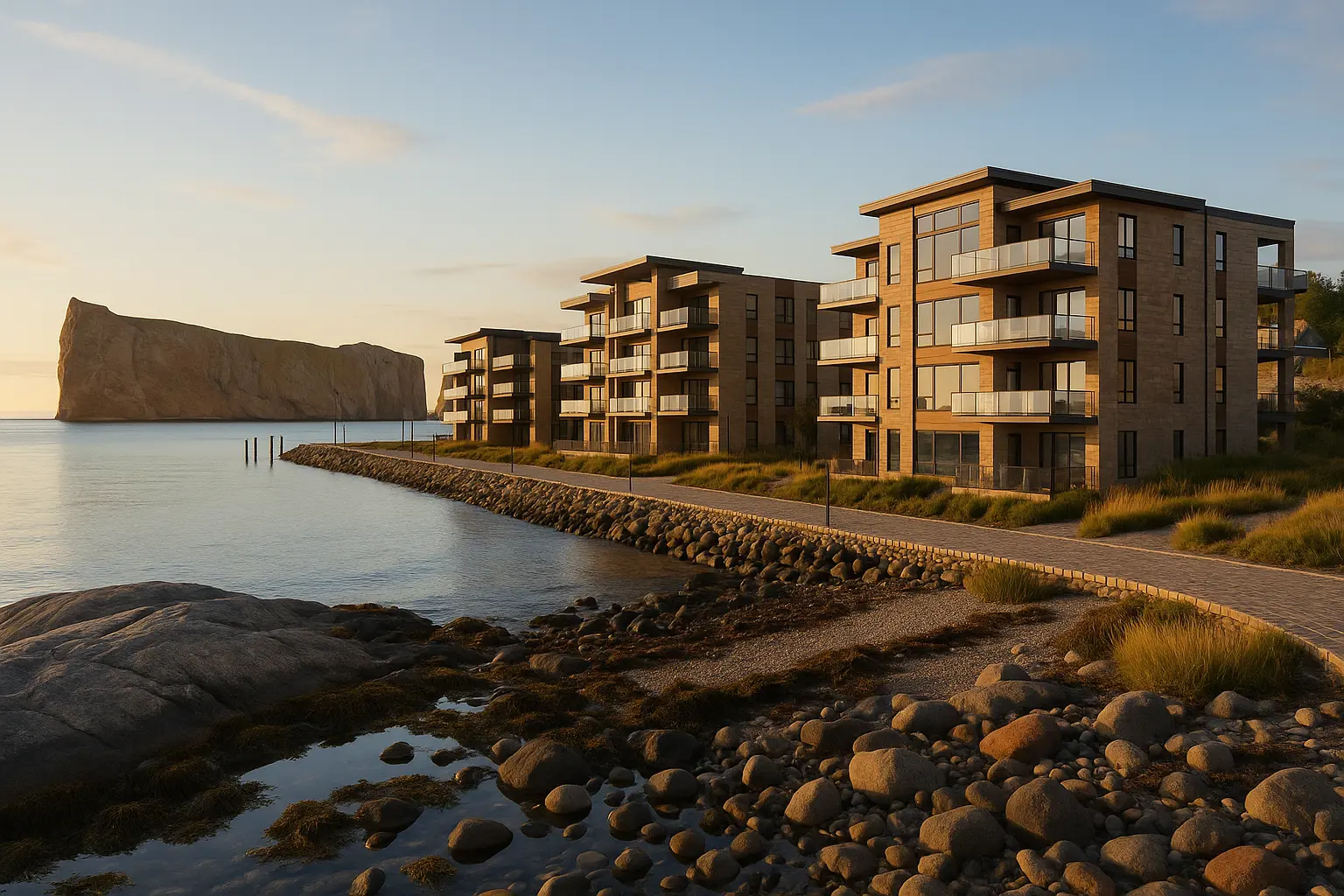 Condos neufs à louer à Percé