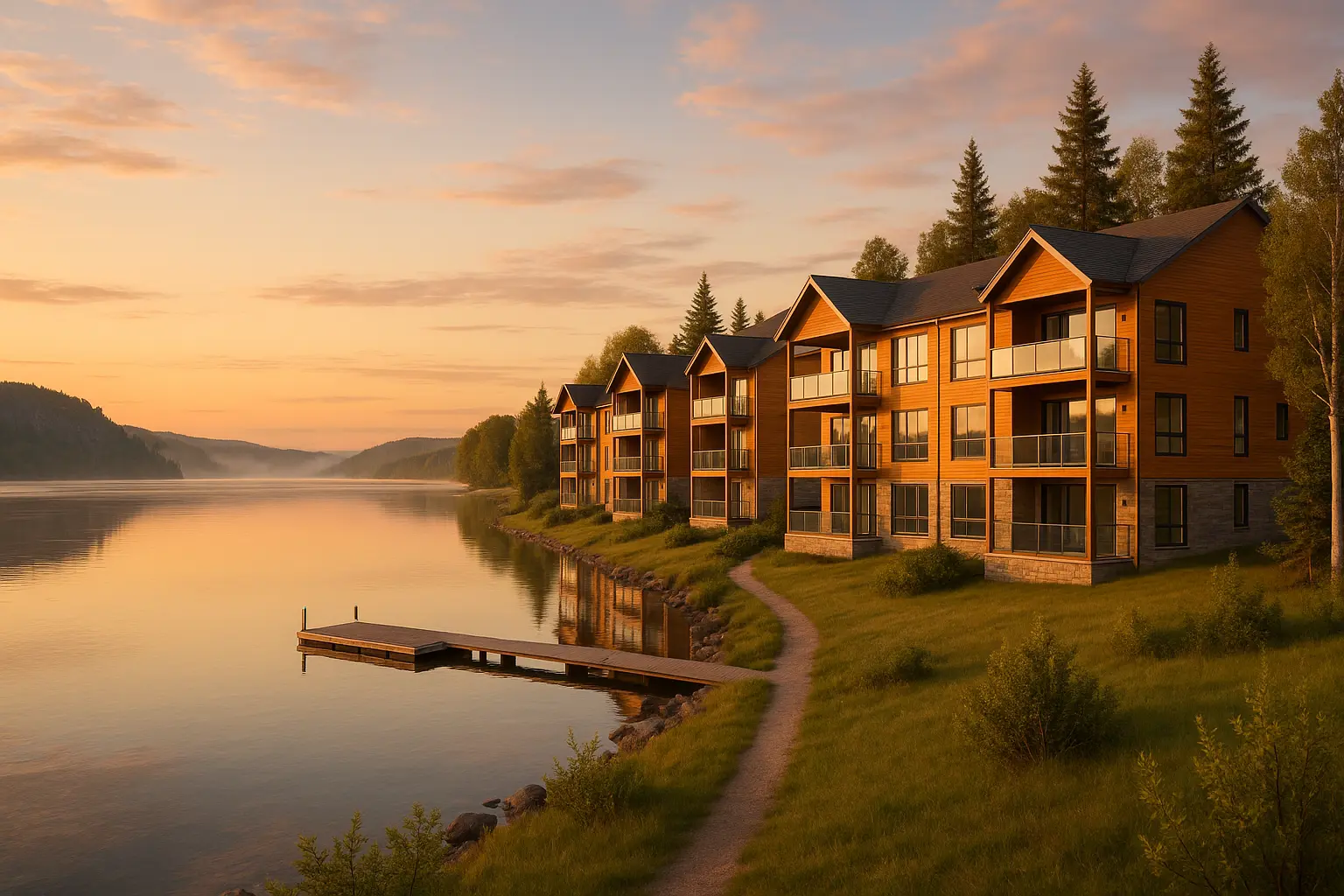 Condos neufs à louer à Betsiamites