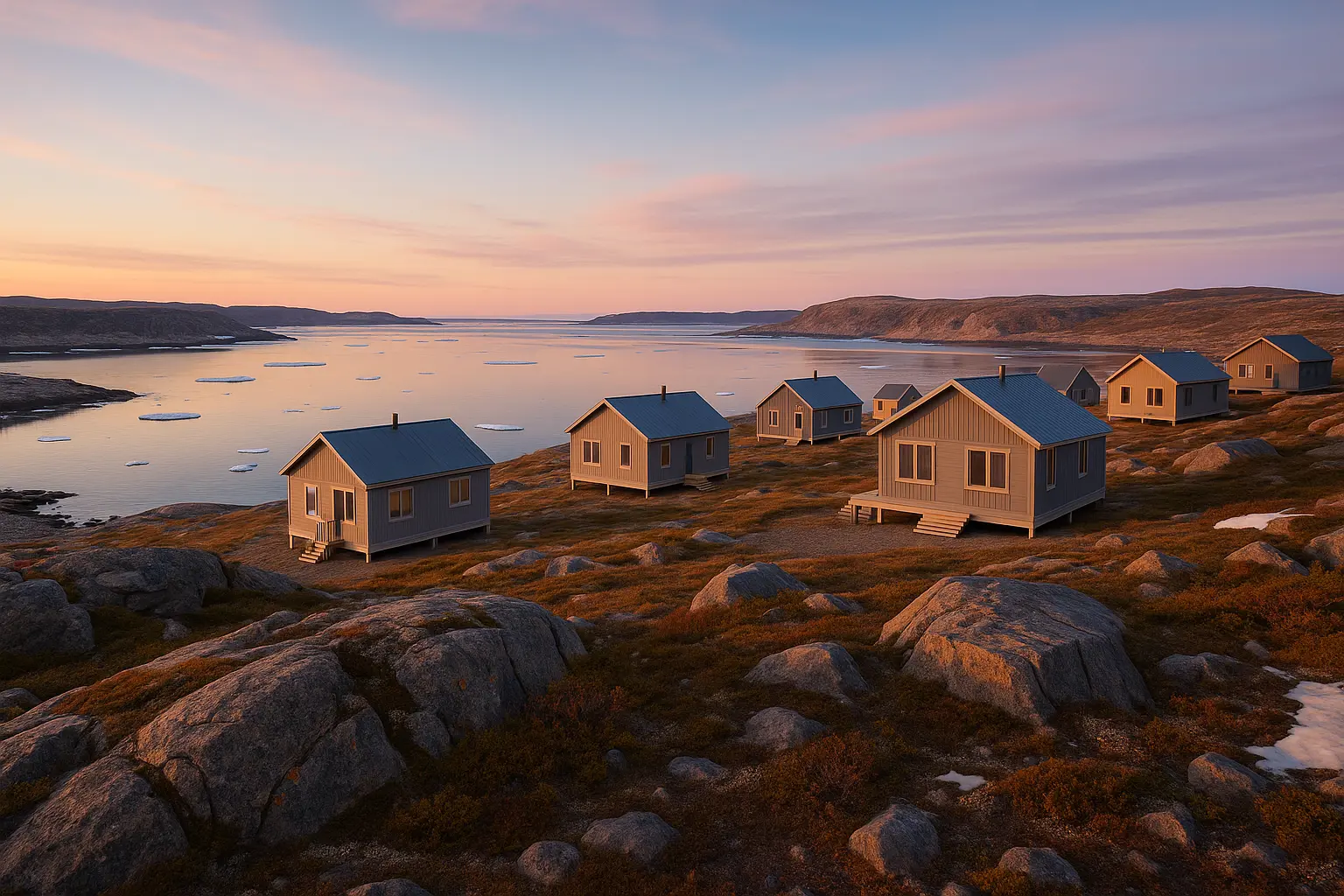 Maisons neuves à Ivujivik