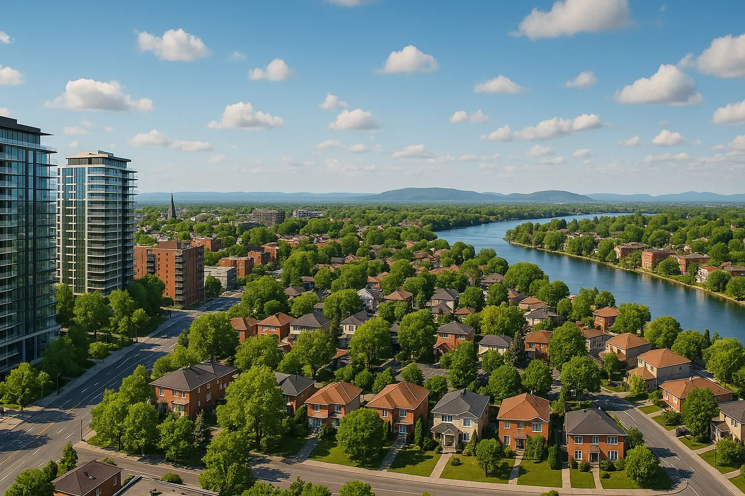 Condos neufs à louer à Laval