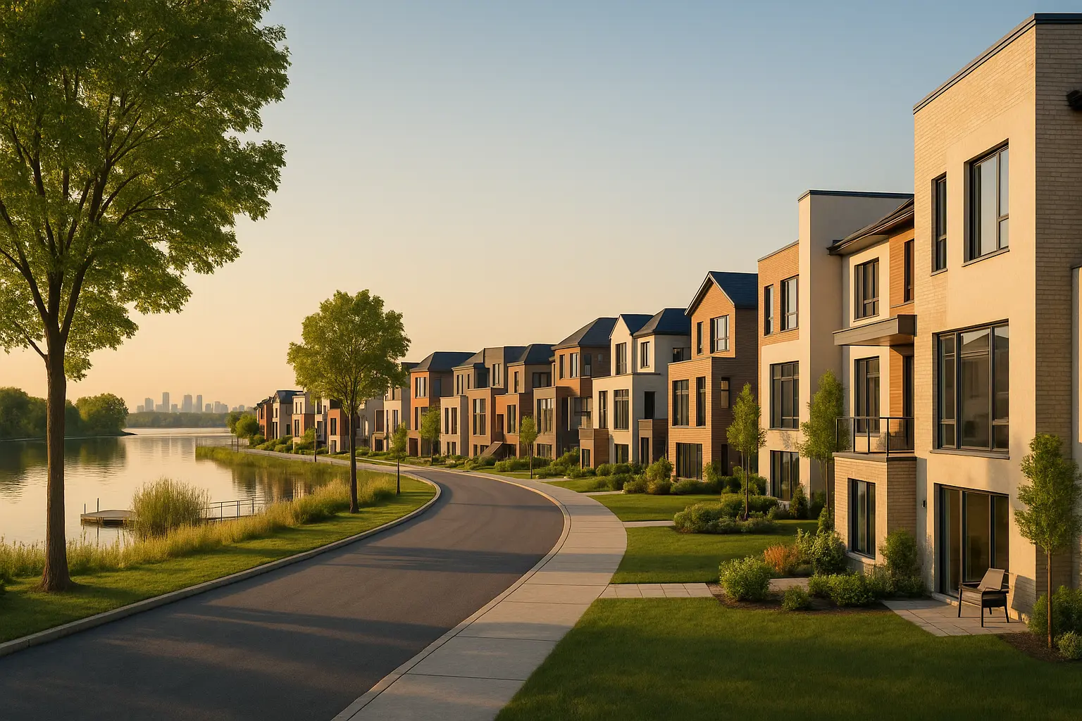 Maisons neuves à Sainte-Dorothée