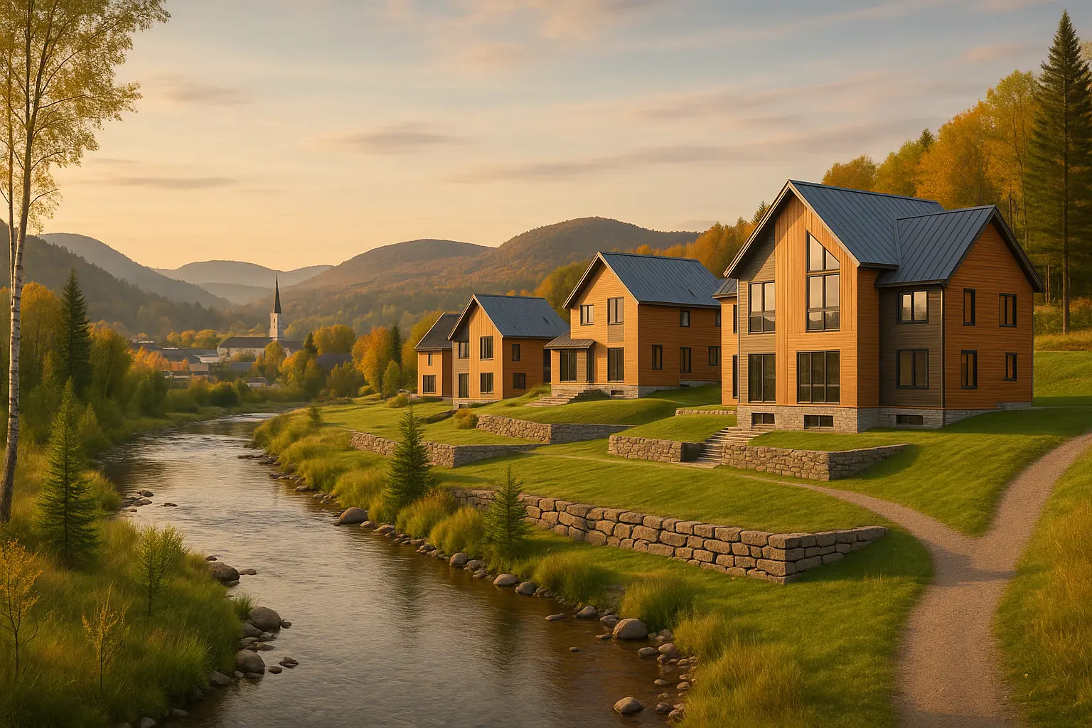 Maisons neuves à Saint-Raymond