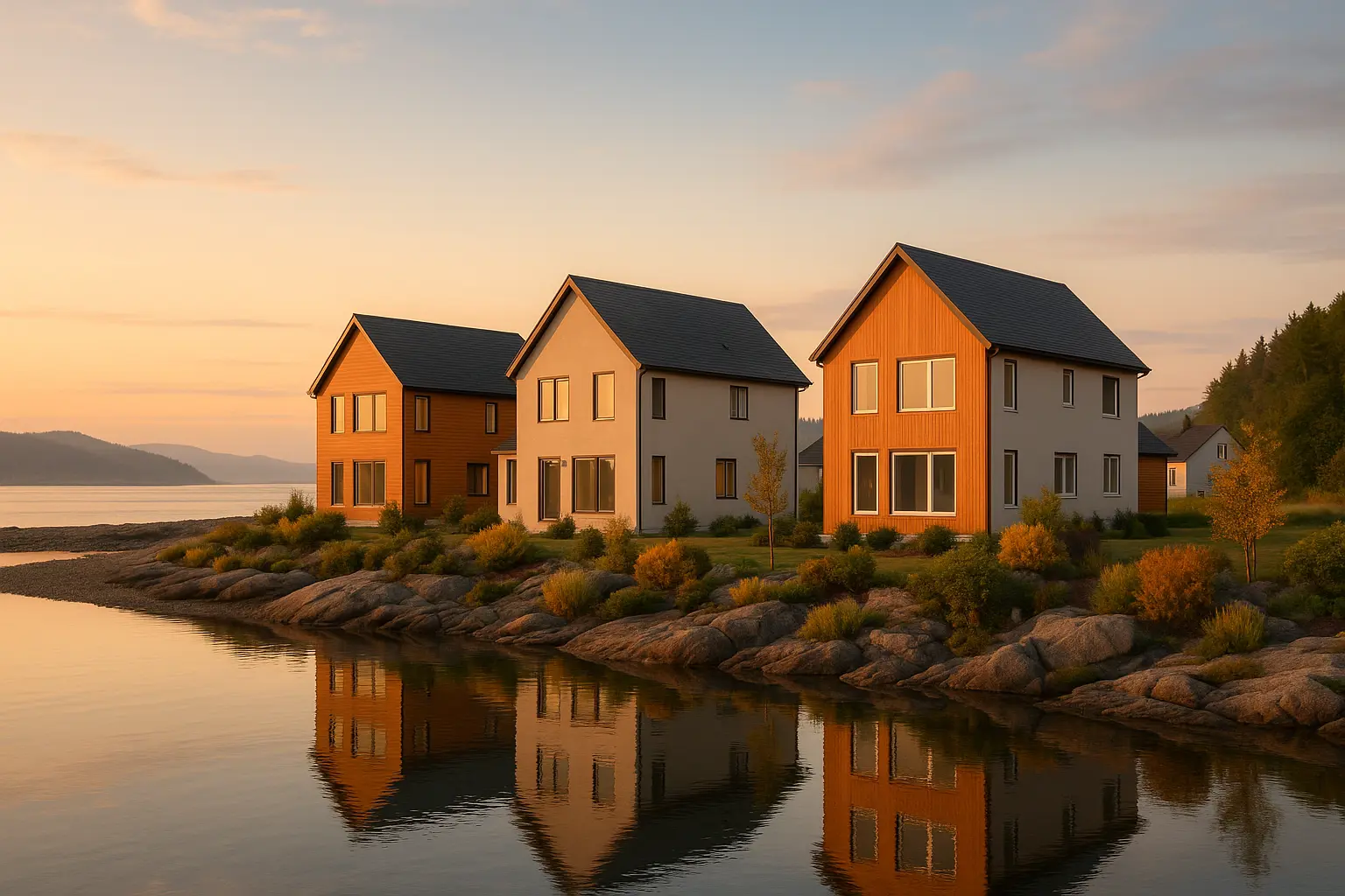 Maisons neuves à Franquelin