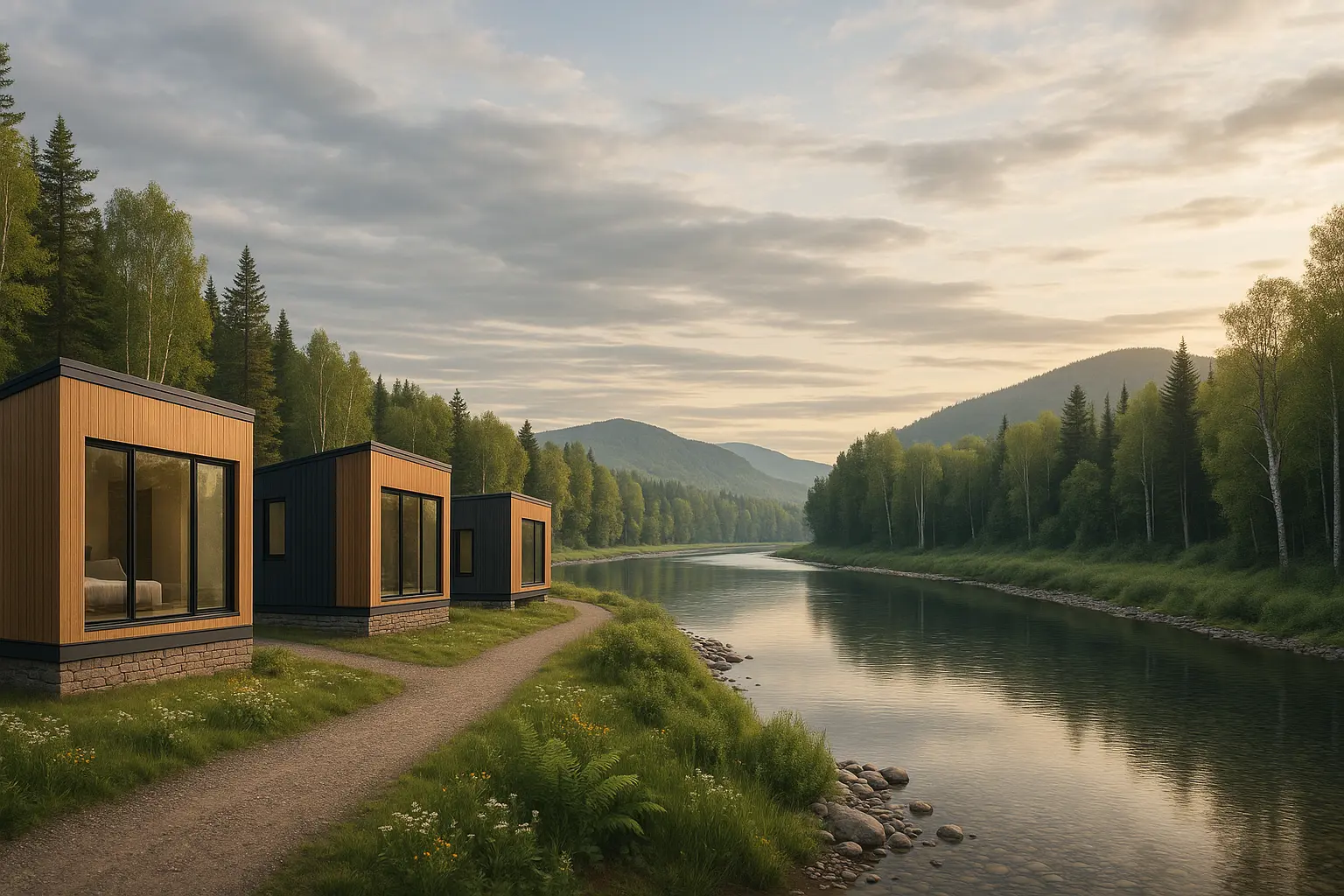 Maisons usinées à Cascapédia-Saint-Jules