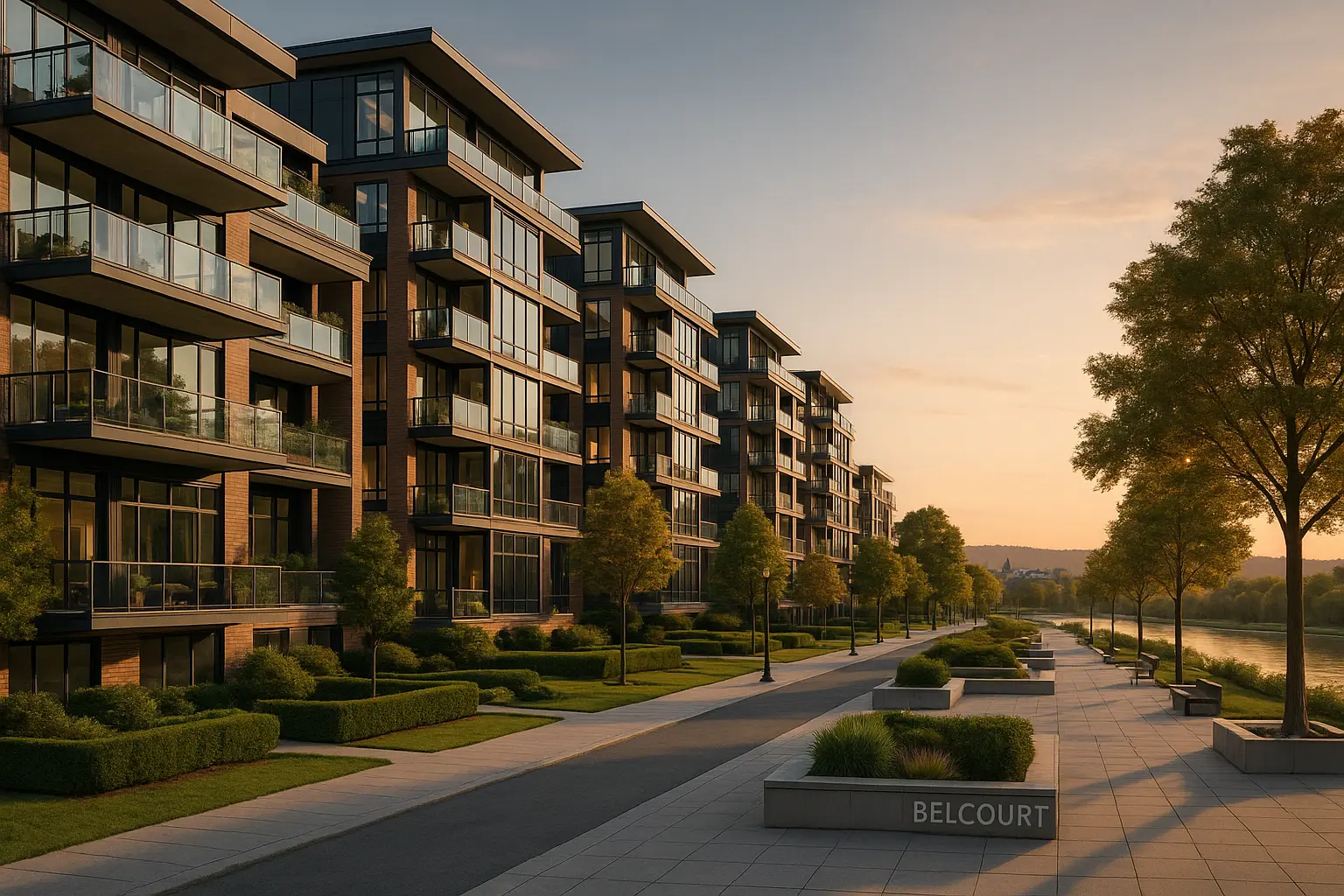 Condos neufs à louer à Belcourt