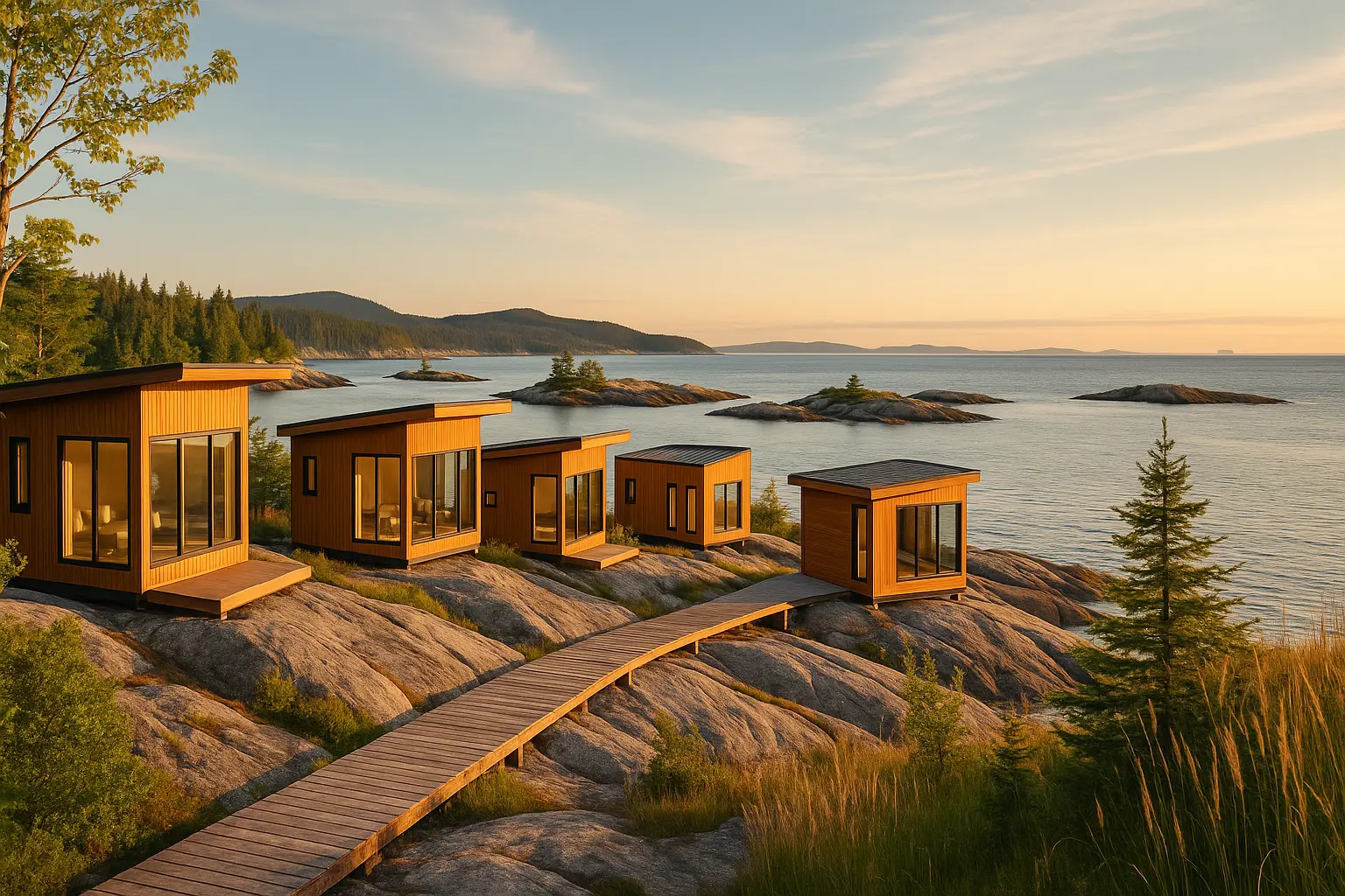 Prefab Homes in Grandes-Bergeronnes