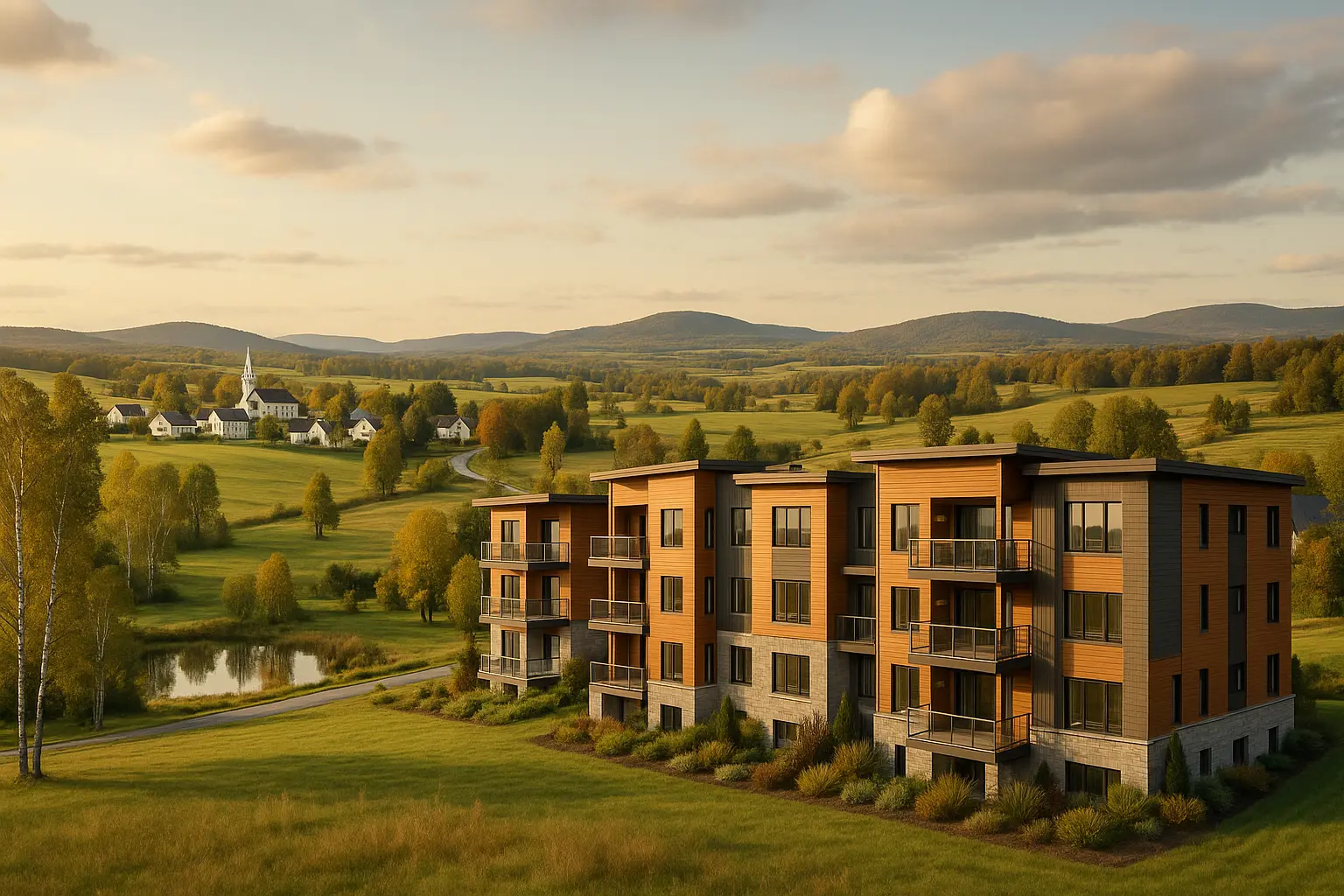 Condos neufs à louer à Ham-Nord