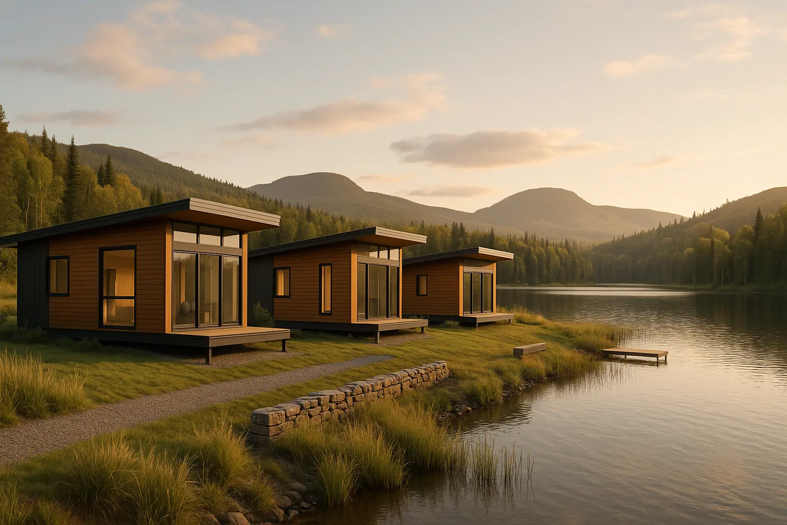 Maisons usinées à Clova