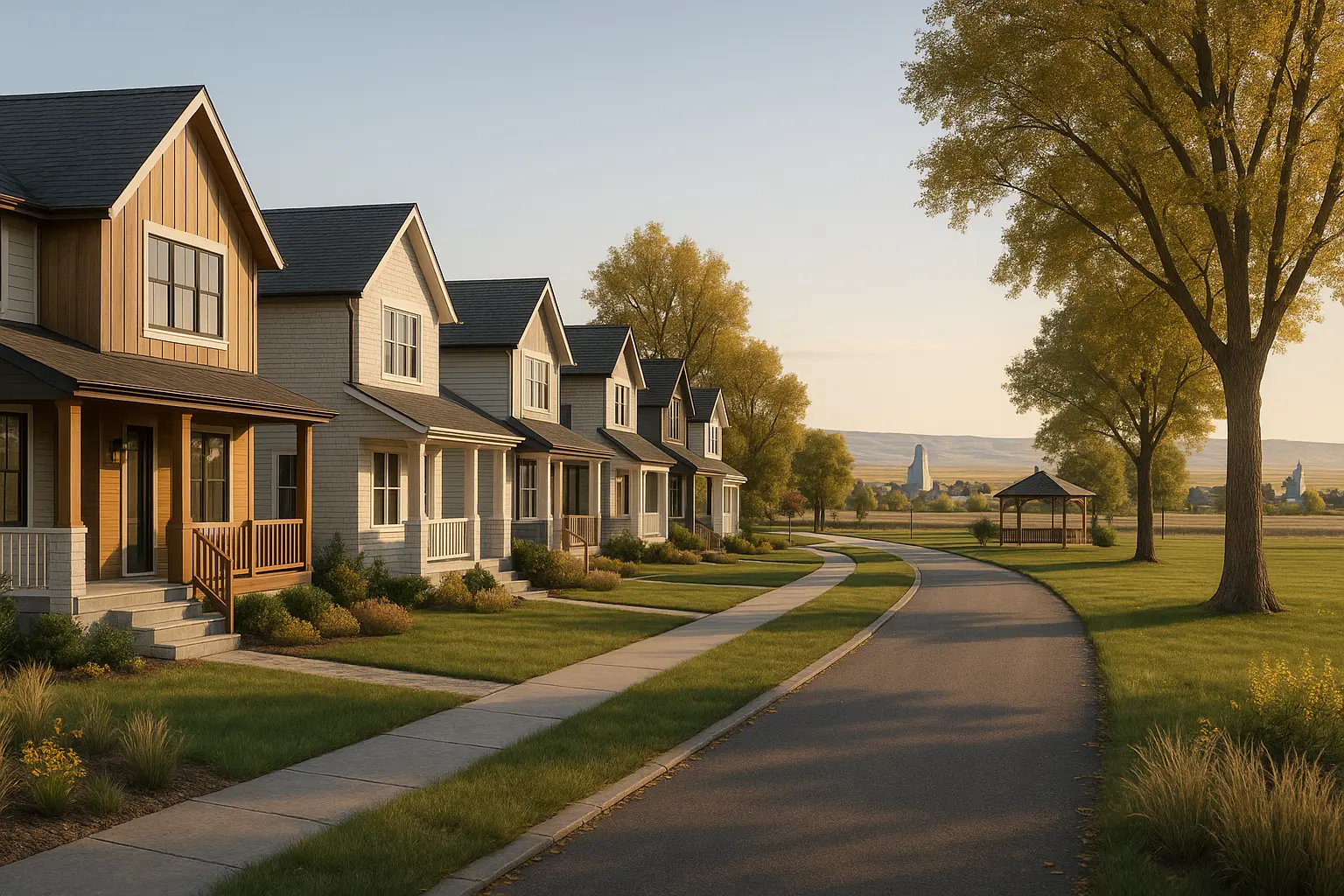 Maisons neuves à Alma