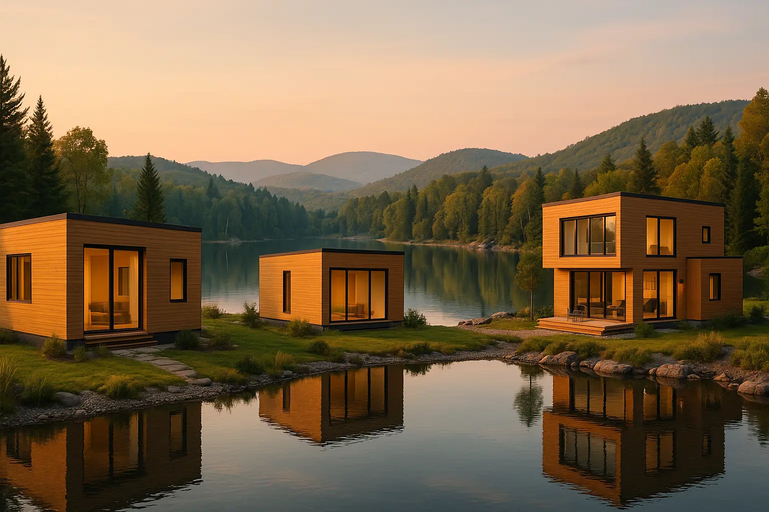 Maisons usinées à Val-des-Monts