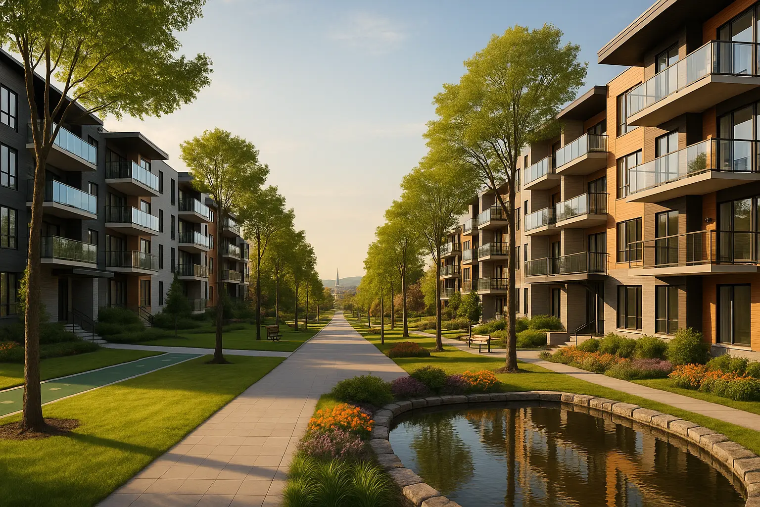 Condos neufs à louer à Blainville