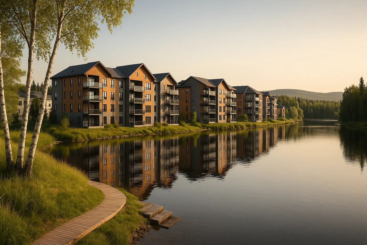 Condos neufs à louer à Senneterre