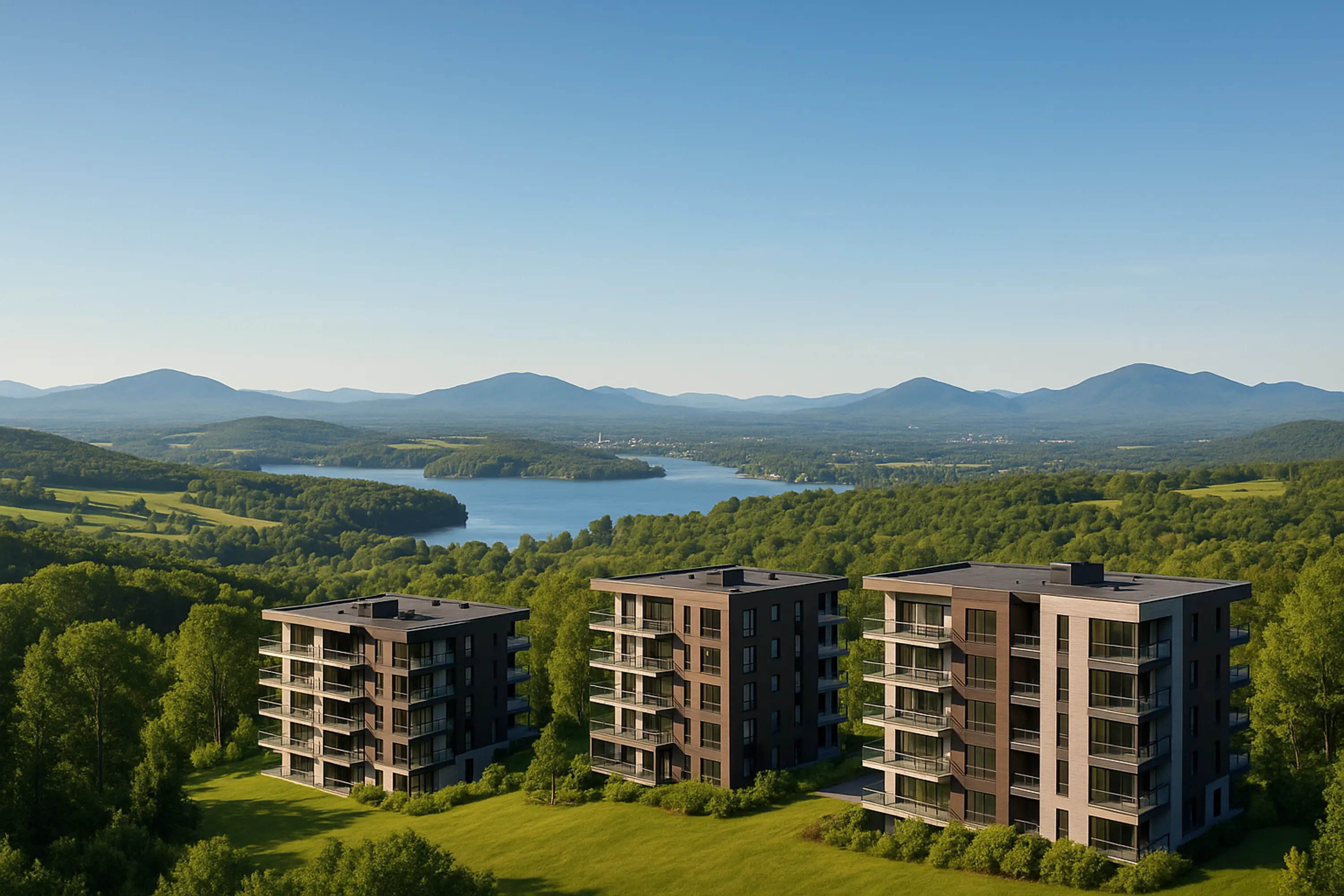 Condos neufs à louer en Estrie