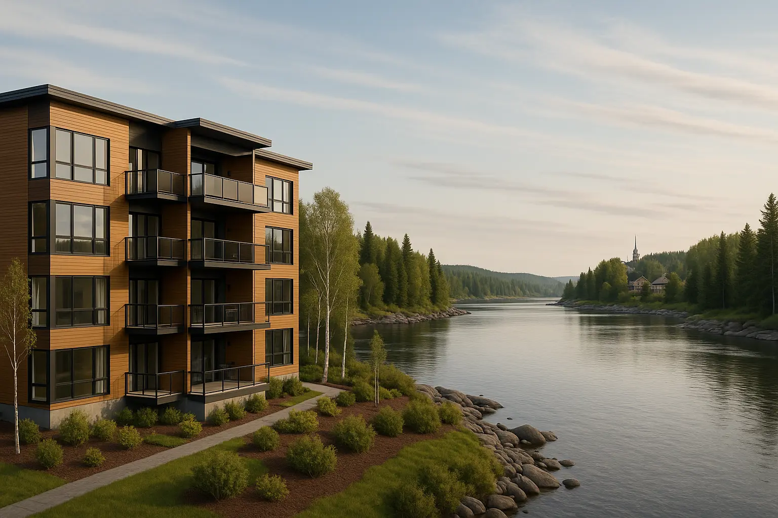 Condos neufs à louer à Amos