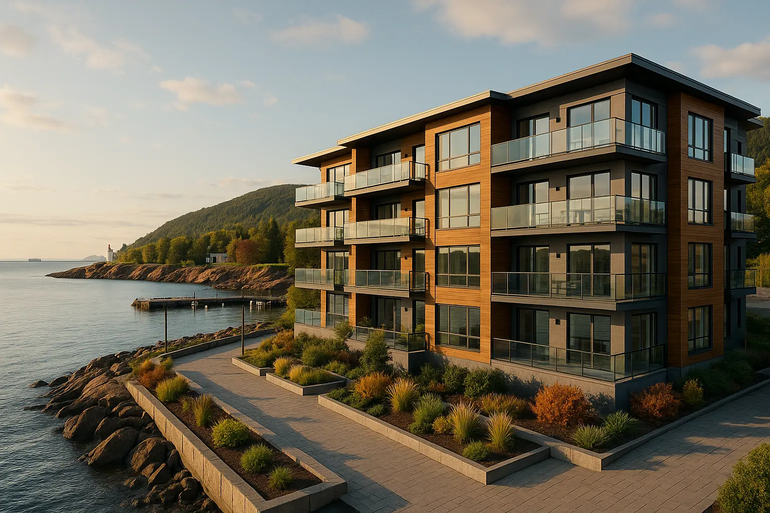 Condos neufs à louer à Matane