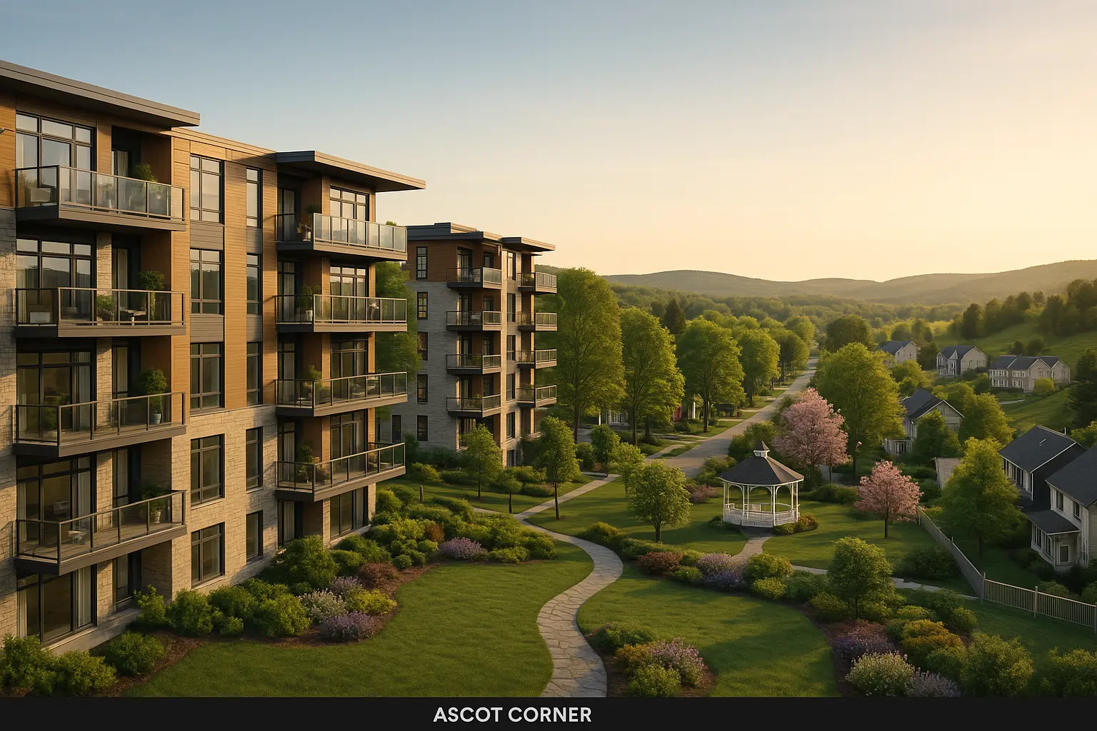 Condos neufs à louer à Ascot Corner