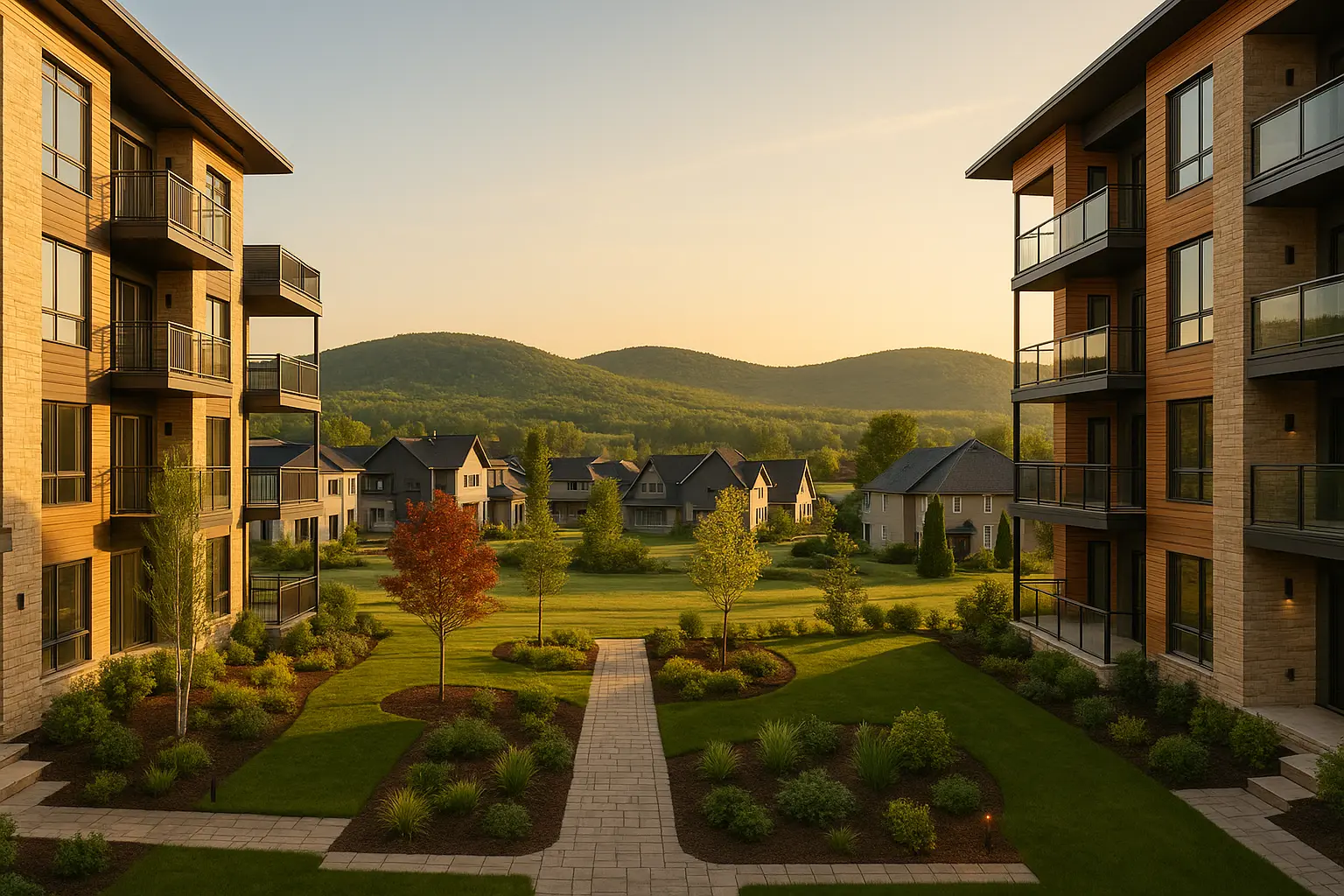 Condos neufs à louer à Saint-Colomban