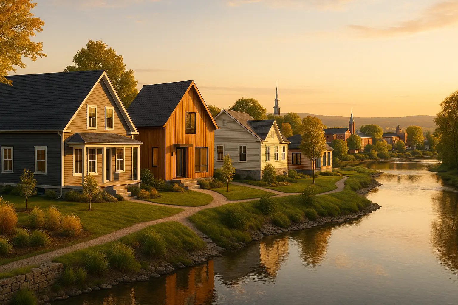 Maisons neuves à Charette