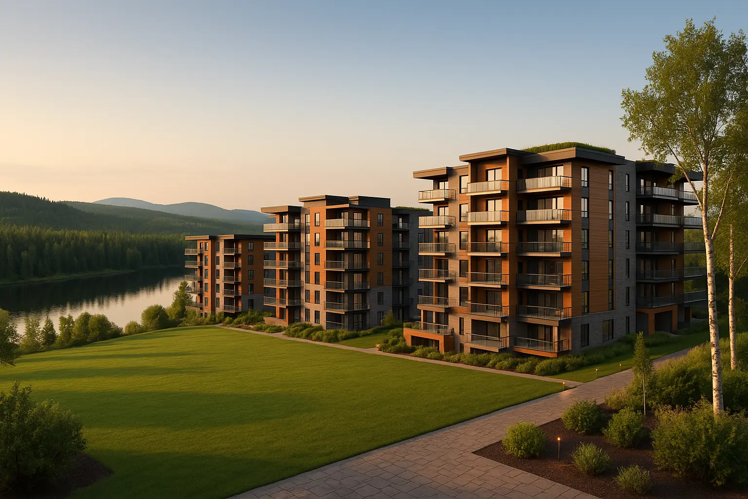 Condos neufs à louer à Saint-Félicien