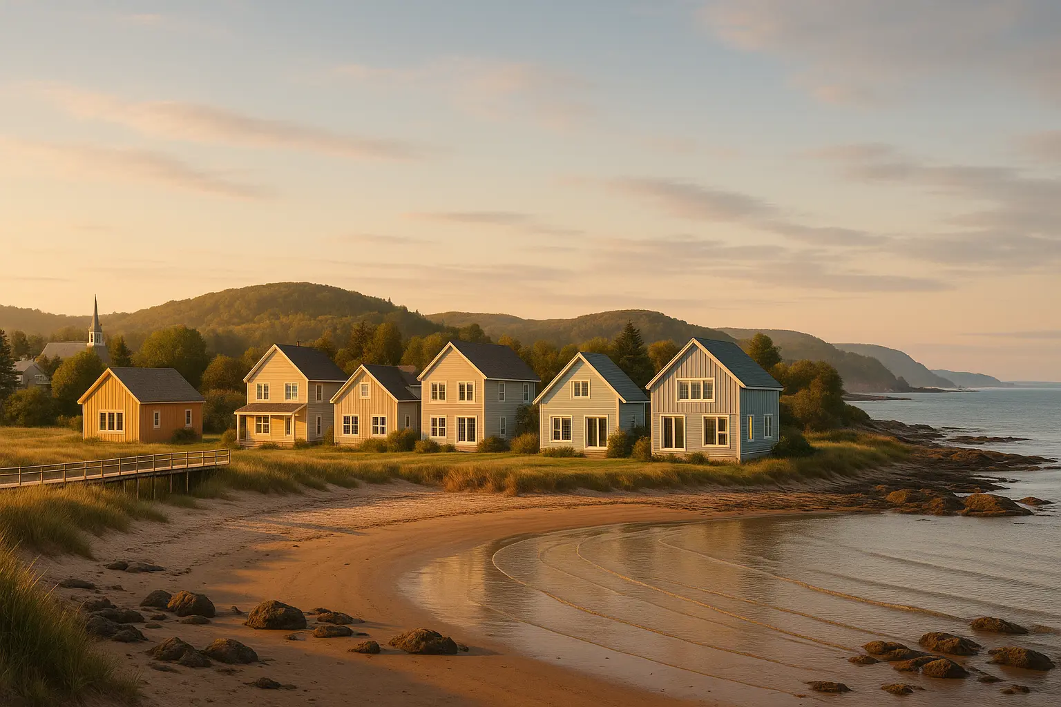Maisons neuves à Baie-des-Sables