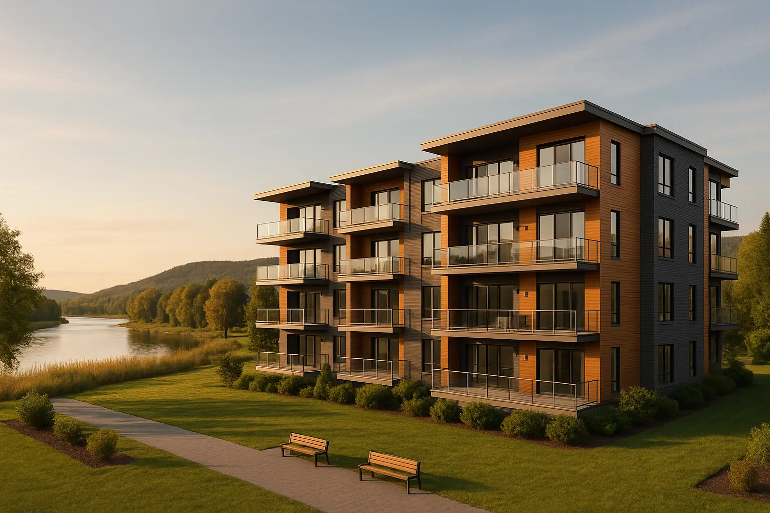 Condos neufs à louer à Dégelis