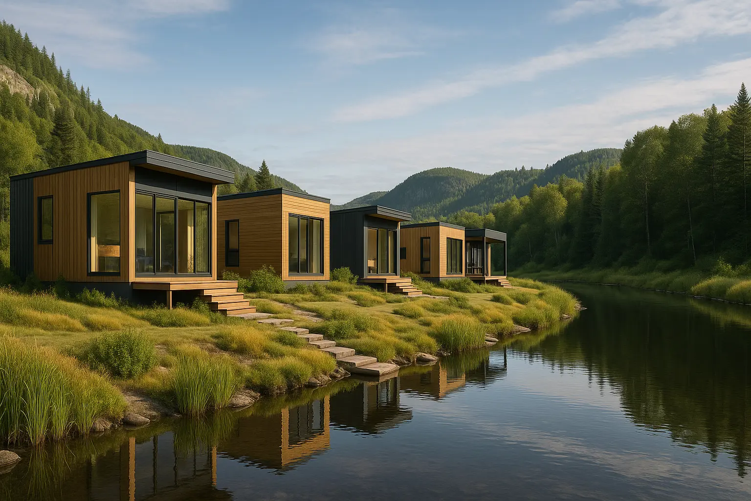 Maisons usinées à vendre à Falardeau