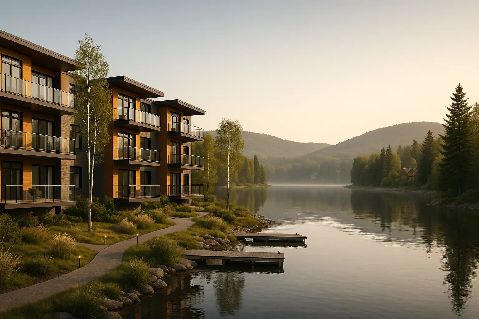 Condos neufs à Beaulac-Garthby