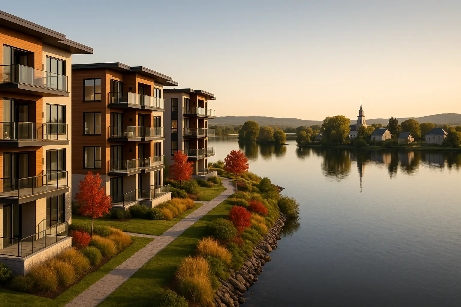 Condos neufs à Batiscan