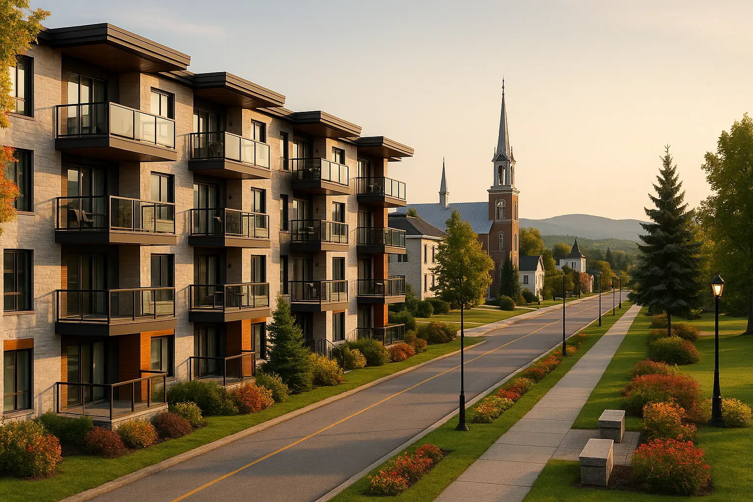 Condos neufs à louer Hérouxville